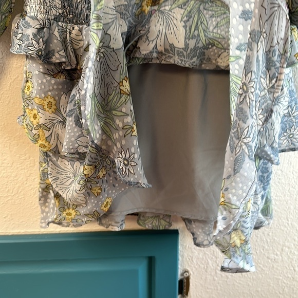 ASTR the Label Marietta Dress in Blue Floral size small NWT - Picture 4 of 15